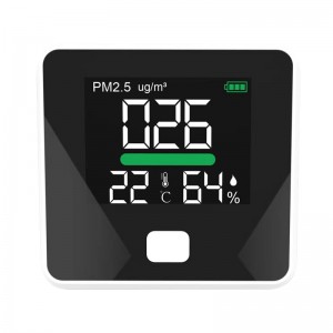 Kannettava PM2.5 -mittarianalysaattori Kannettava ilmaisimen kaasun lämpötilanilmaisin Testeri Ilmanlaadun valvonta-analysaattorin kosteus
